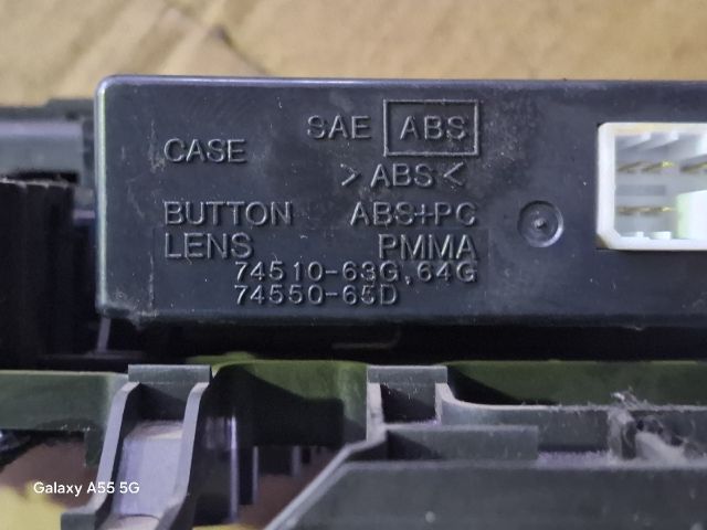 bontott SUZUKI GRAND VITARA Fűtéskapcsoló (manuális klímás)