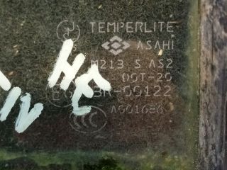 bontott SUZUKI GRAND VITARA Jobb hátsó Fixüveg (Ajtóban)