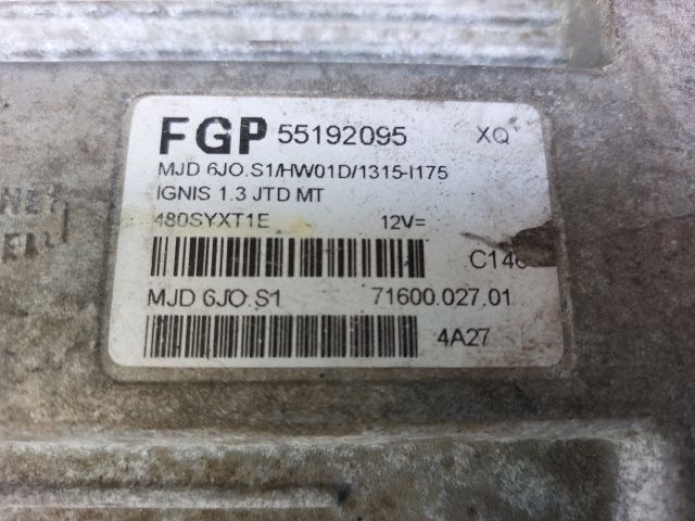 bontott SUZUKI IGNIS II Motorvezérlő