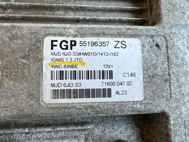 bontott SUZUKI IGNIS II Motorvezérlő