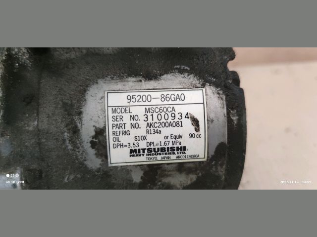 bontott SUZUKI IGNIS II Klímakompresszor