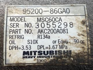 bontott SUZUKI IGNIS II Klímakompresszor