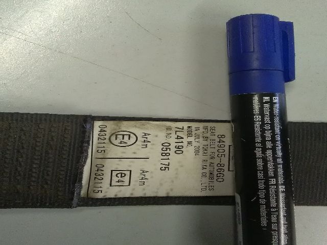 bontott SUZUKI IGNIS II Bal hátsó Biztonsági Öv