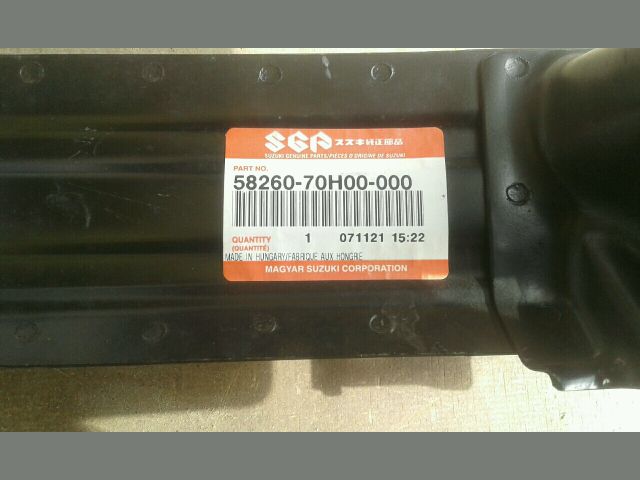 bontott SUZUKI IGNIS II Első Lökhárító Merevítő (Fém)