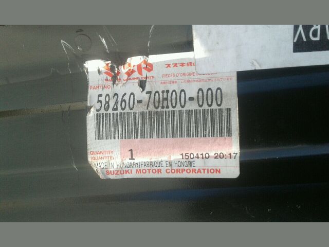 bontott SUZUKI IGNIS II Első Lökhárító Merevítő (Fém)