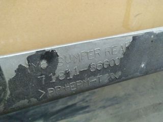 bontott SUZUKI IGNIS II Hátsó Lökhárító (Üresen)