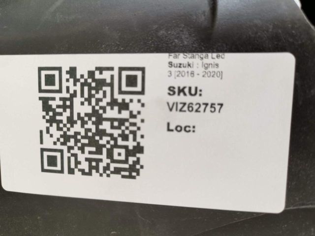 bontott SUZUKI IGNIS III Bal Ledes Fényszóró