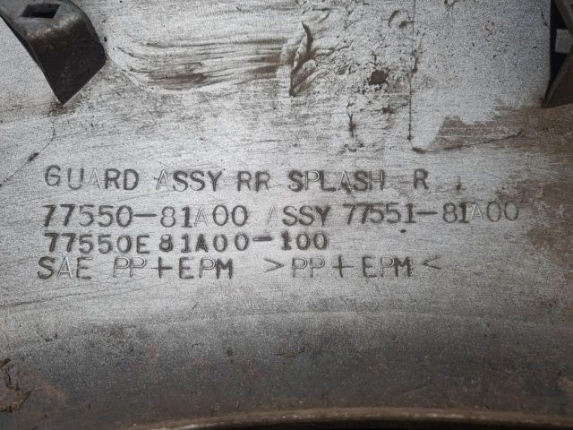 bontott SUZUKI JIMNY Jobb hátsó Sárvédő Díszléc