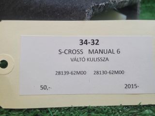 bontott SUZUKI S-CROSS Váltó Kulissza
