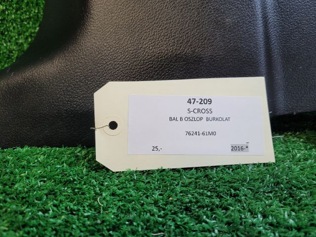bontott SUZUKI S-CROSS Bal B Oszlop Burkolat