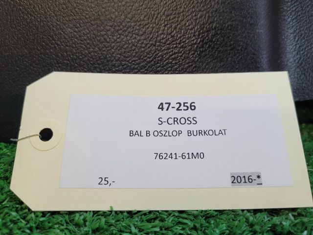 bontott SUZUKI S-CROSS Bal B Oszlop Burkolat