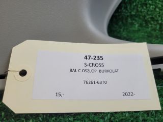 bontott SUZUKI S-CROSS Bal C Oszlop Burkolat