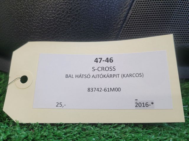bontott SUZUKI S-CROSS Bal hátsó Ajtó Kárpit