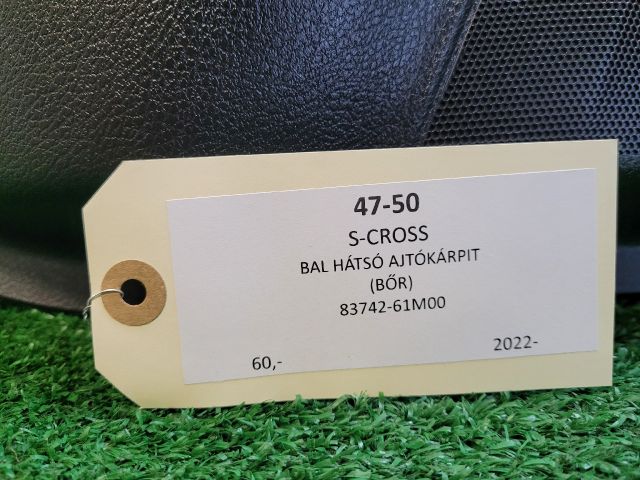 bontott SUZUKI S-CROSS Bal hátsó Ajtó Kárpit