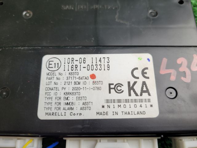 bontott SUZUKI S-CROSS Elektronika (Magában)