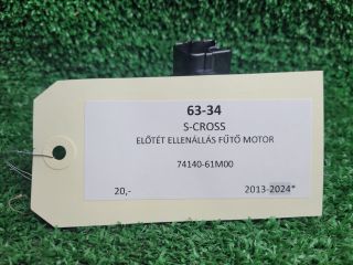 bontott SUZUKI S-CROSS Előtét Ellenállás Fűtőmotor