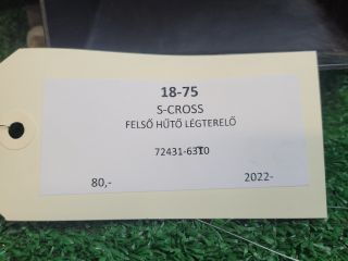 bontott SUZUKI S-CROSS Felső Hűtő Légterelő