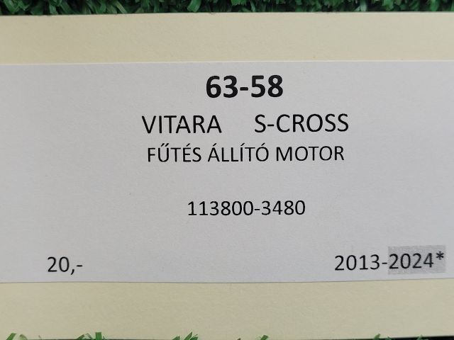 bontott SUZUKI S-CROSS Fűtés Állító Motor