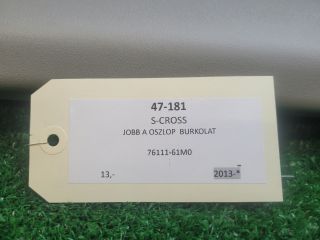 bontott SUZUKI S-CROSS Jobb A Oszlop Burkolat