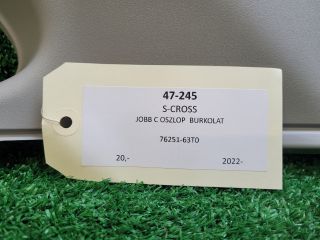 bontott SUZUKI S-CROSS Jobb C Oszlop Burkolat