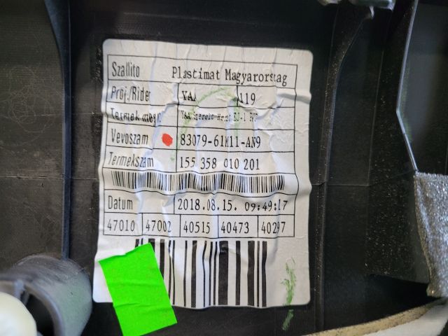 bontott SUZUKI S-CROSS Jobb első Ajtó Kárpit