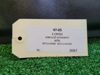 bontott SUZUKI S-CROSS Jobb első Ajtó Kárpit