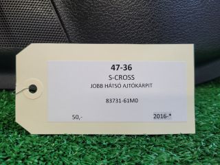 bontott SUZUKI S-CROSS Jobb hátsó Ajtó Kárpit