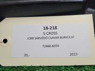 bontott SUZUKI S-CROSS Jobb Sárvédő Csavar Burkolat