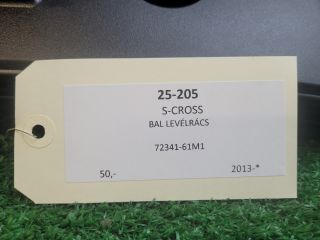 bontott SUZUKI S-CROSS Levélrács