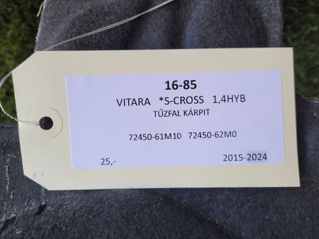 bontott SUZUKI S-CROSS Tűzfal Kárpit