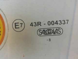 bontott SUZUKI SPLASH Bal első Ablak