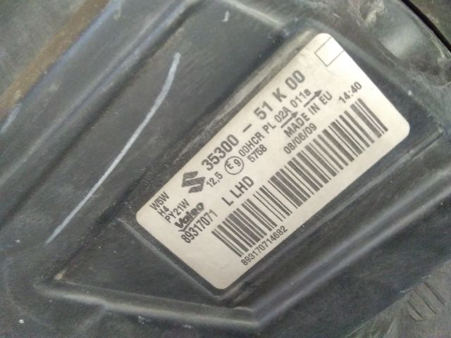 bontott SUZUKI SPLASH Bal Fényszóró