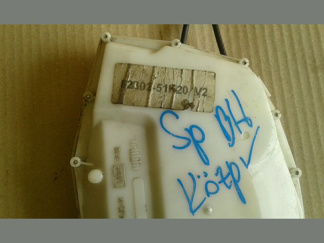 bontott SUZUKI SPLASH Bal hátsó Ajtózár Motor