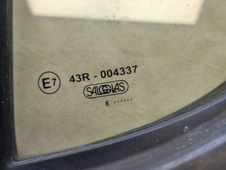 bontott SUZUKI SPLASH Bal hátsó Fixüveg (Ajtóban)