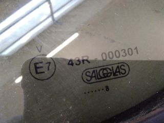 bontott SUZUKI SPLASH Bal hátsó Fixüveg (Ajtóban)