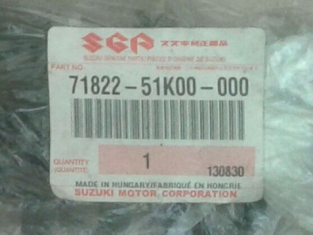 bontott SUZUKI SPLASH Bal hátsó Oldal Lökhárító Tartó (Műanyag)