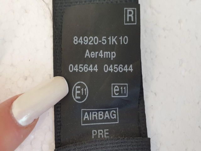 bontott SUZUKI SPLASH Jobb első Övfeszítő