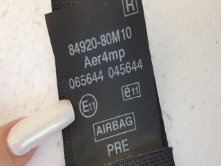 bontott SUZUKI SPLASH Jobb első Övfeszítő