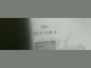 bontott SUZUKI SPLASH Jobb hátsó Csomagtér Burkolat (Műanyag)