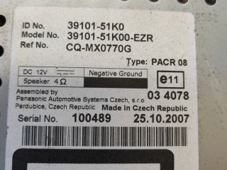 bontott SUZUKI SPLASH Rádió / CD