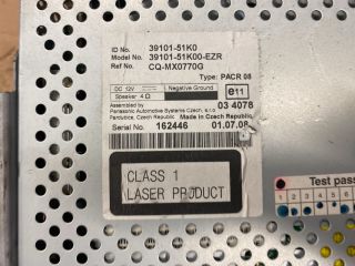 bontott SUZUKI SPLASH Rádió / CD