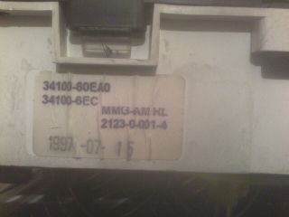 bontott SUZUKI SWIFT II Kilométeróra