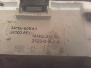 bontott SUZUKI SWIFT II Kilométeróra