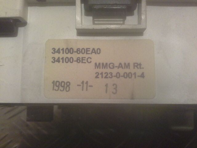 bontott SUZUKI SWIFT II Kilométeróra