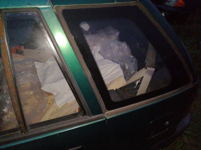 bontott SUZUKI SWIFT II Bal C Oszlop Oldalablak Üveg