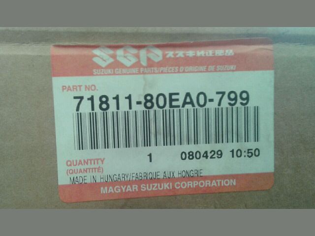 bontott SUZUKI SWIFT II Hátsó Lökhárító Felső