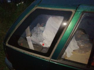 bontott SUZUKI SWIFT II Jobb C Oszlop Oldalablak Üveg