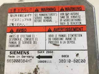 bontott SUZUKI SWIFT II Légzsák Elektronika