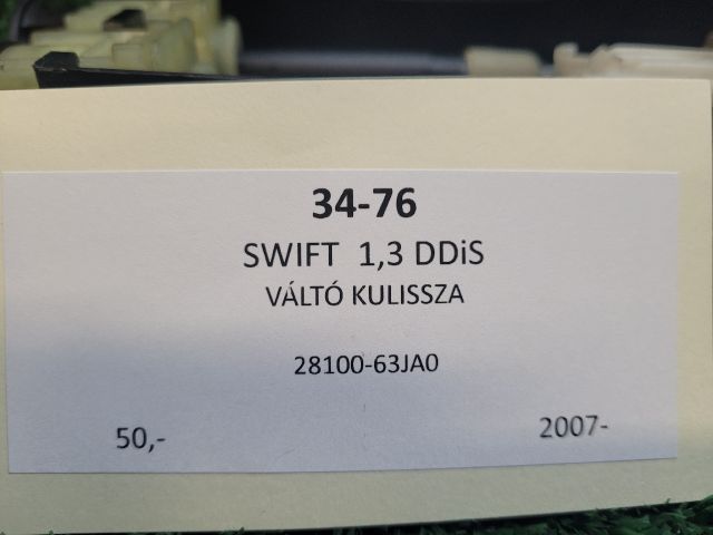 bontott SUZUKI SWIFT III Váltó Kulissza