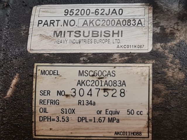 bontott SUZUKI SWIFT III Klímakompresszor